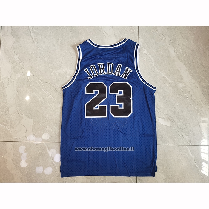 Maglia Chicago Bulls Michael Jordan No 23 Mitchell & Ness 1997-98 Blu2
